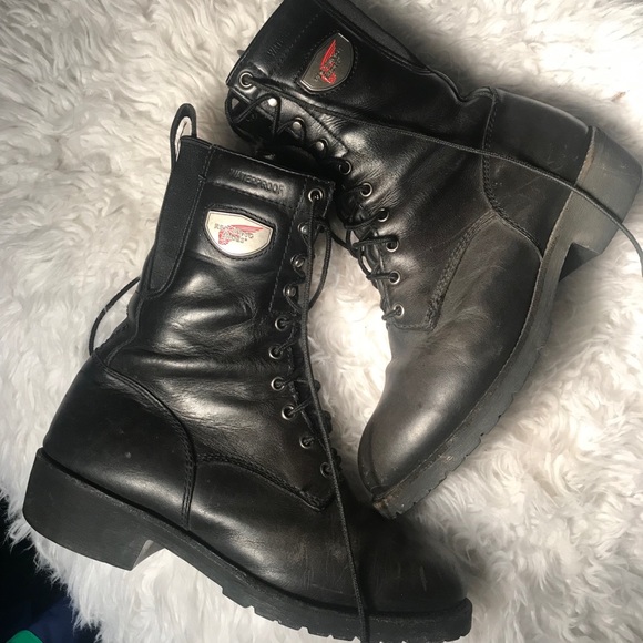 red wing combat boots